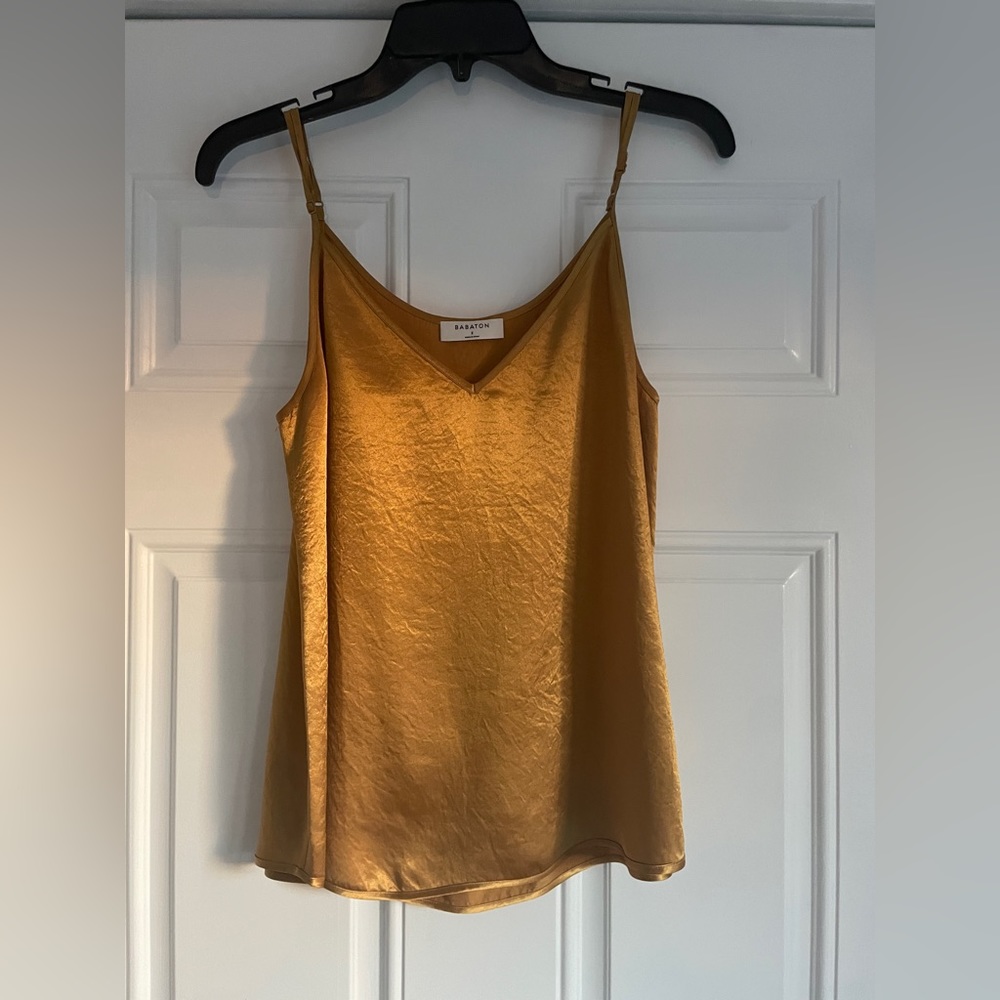 NWOT babaton silk tank SMALL